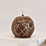 Fancy Schmancy Apple - White Swishes